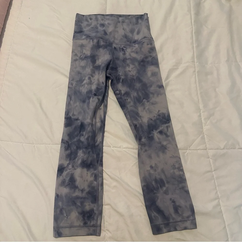 Lululemon Align 23” Crop - Diamond Dye Iced Iris Peri Purple Size 4